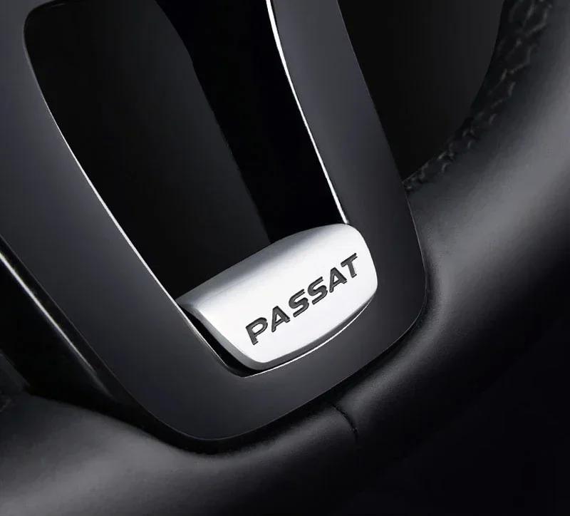 Emblema Rline de Aleación de Aluminio 3D Pegatina para Volante de Coche Accesorios I2 Para Volkswagen GTI Polo Golf Passat Scirocco Jetta Beetle