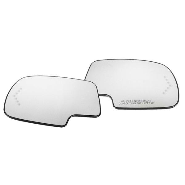 Heated Rearview Mirror Glass Pair for Chevrolet/GMC (88944391/88944392) None