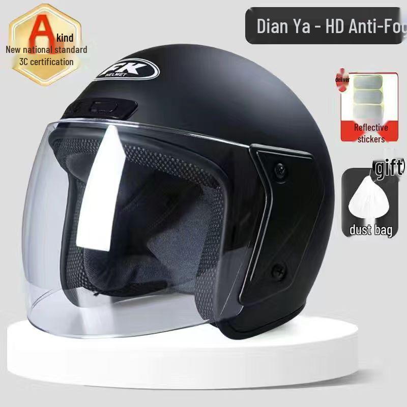 Universal All-Season Warm Helmet Hat with Neck Gaiter for Electric Vehicles and Motorcycles