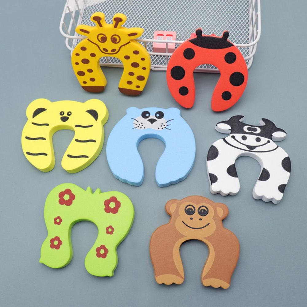 Craft Home Soft Cartoon EVA Foam Creative Door Stopper Finger Pinch Guard Protector Door Stop
