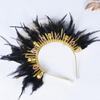Enchanting Goddess Inspired Feather Crowns for Costume Event Cosplay Celebrations snd Special Occasion Outfits