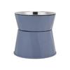 Cat Stainless Steel Bowl Increased Neck Protective Heavy Duty Cat Double Bowl for Cats DogsBlue