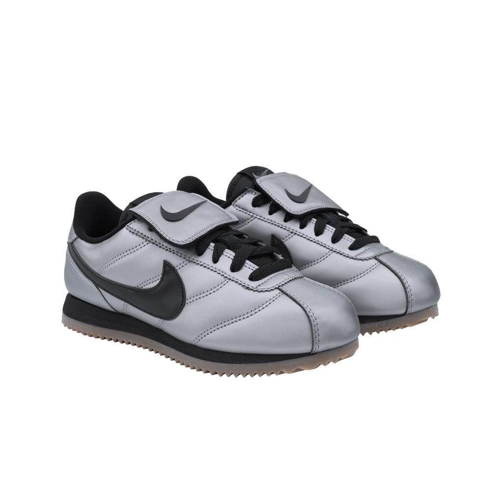 Nike Cortez Leder SE Tiempo Pack - Metallic Cool Grey Herren Sneaker Schwarz Gummi-Dunkelbraun HQ3490-099