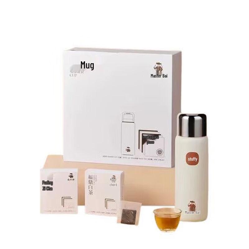 Bai Da Shi 450ml Stewing Teapot & Cup Set with 2016 Fuding White Tea