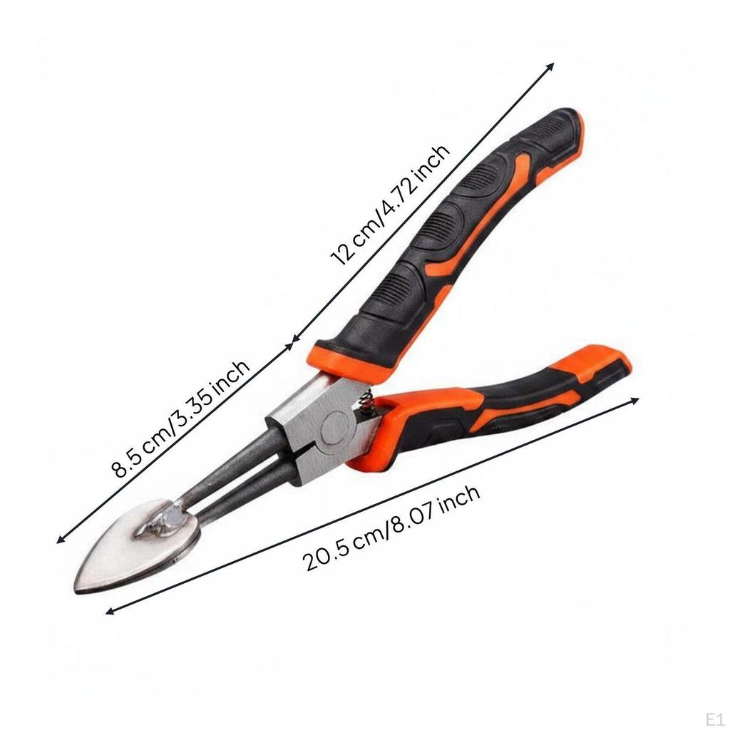 Durian Opener Plier Pointed Gripping Ends Shell Splitter Long Handles Tool 1803 Red