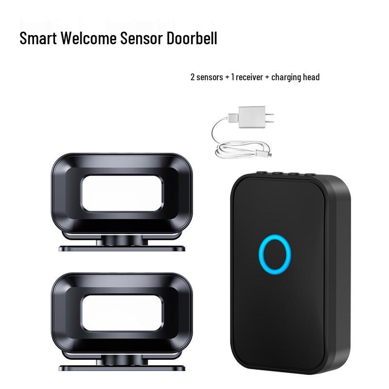 Rechargeable Infrared Doorbell with Voice Welcome Sensor