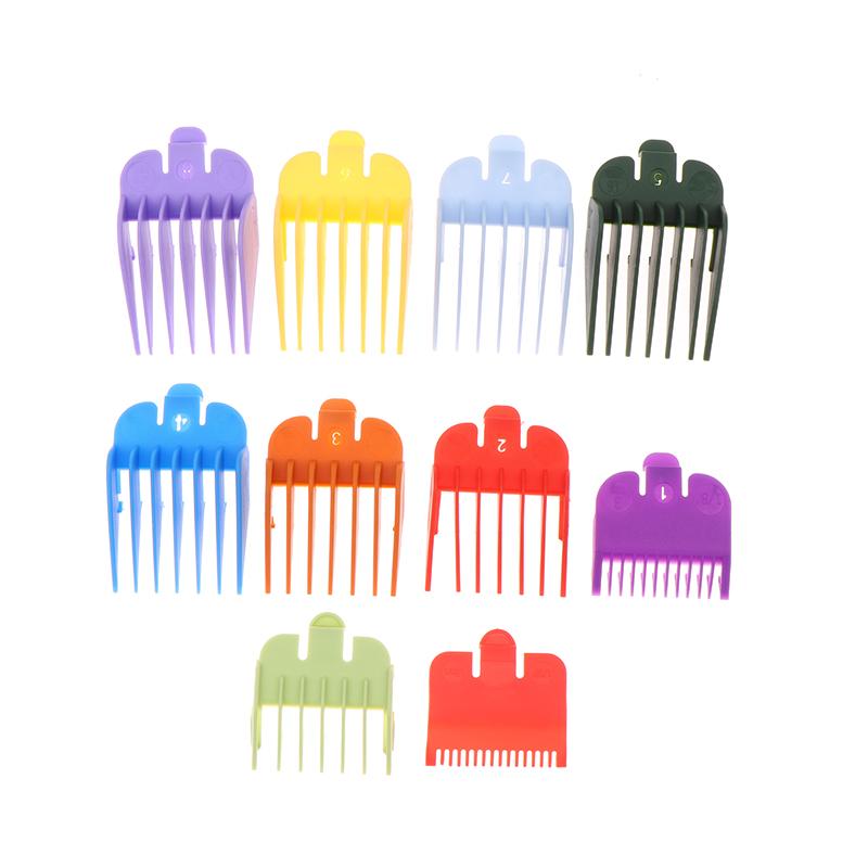 2/3/8/10Pcs Hair Clipper Limit Comb Guide Limit Comb Trimmer Guards Attachment 3-25Mm Universal Colorful