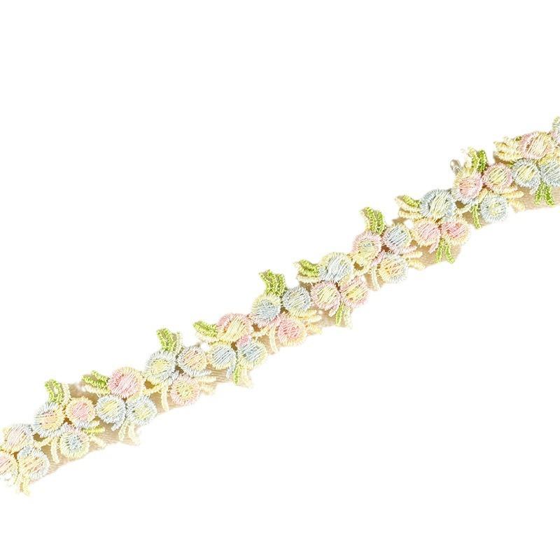Embroidery Label Water Soluble Accessories Lace Cloth Sticker Lace Embroidery Flower Neck Strap Collar Choker Neck Chain Collarbone Chain Item
