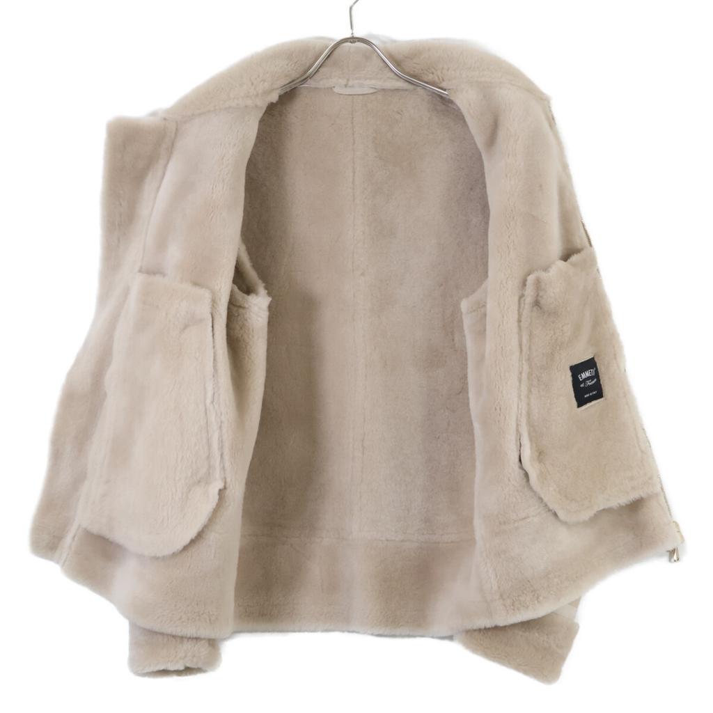 EMMETI Excellent Condition, Domestically Authorized, BR Exclusive, Gold Parts, ORWELL GHIACCIO B-3 Special Mouton Jacket 48 Light beigeUsed