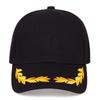 1Piece Unisex Brim Wheat Embroidered Stitching Stitched Baseball Cap Outdoor Adjustable Sunscreen Leisure Hat Spring Autumn Travel Tourism Vacation
