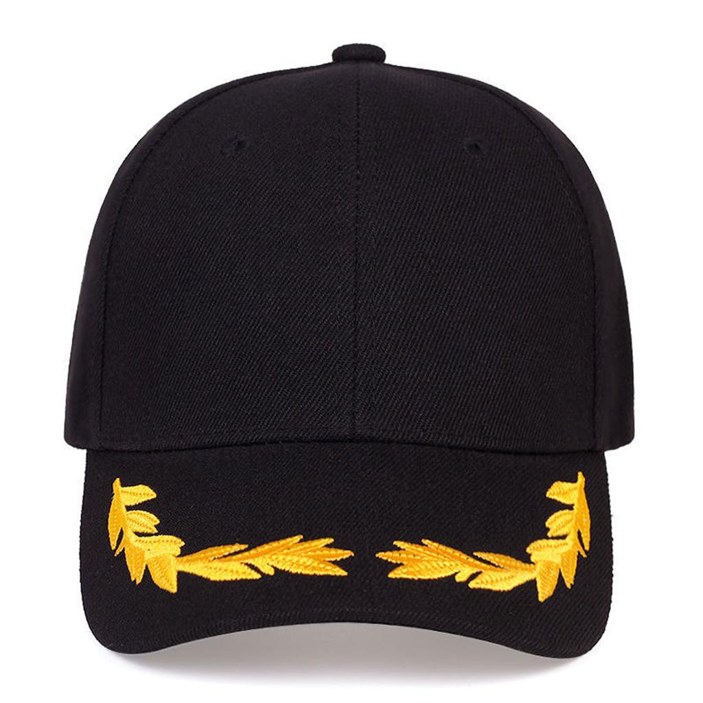 1Piece Unisex Brim Wheat Embroidered Stitching Stitched Baseball Cap Outdoor Adjustable Sunscreen Leisure Hat Spring Autumn Travel Tourism Vacation