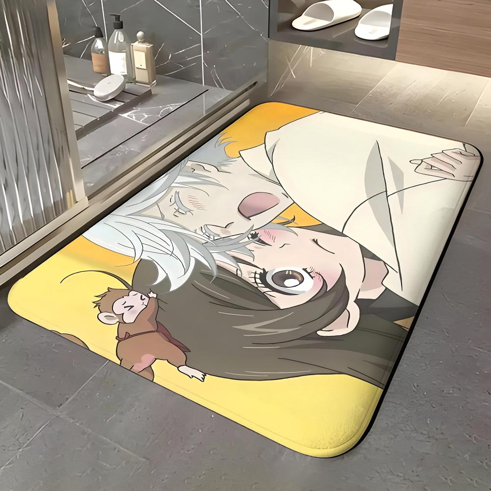 Anime K-Kamisama Kiss Grindų kilimėlis Minkštas flanelinis Įėjimo durų kilimėlis Neslystantis Sugeriantis Vonios kambario Miegamojo Grindų kilimas