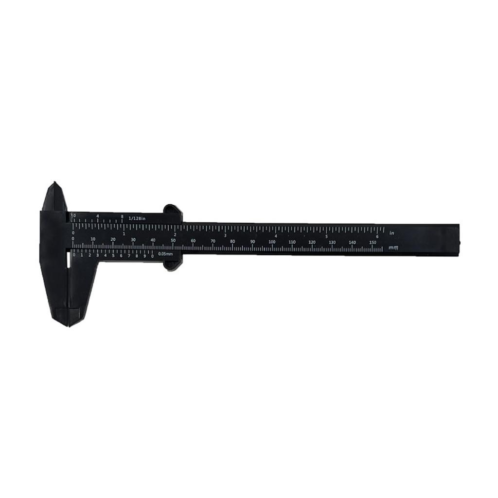 150mm Double Scale Plastic Vernier Caliper For Precision Measurement With Inch and MM Markings for School Student