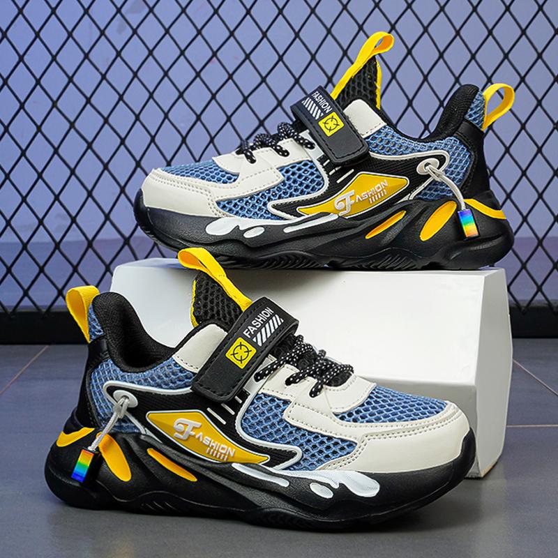 2025 Boys' Breathable Mesh Summer Sandals - Soft Sole Sports Shoes for Kids