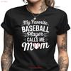 Baseball Mom T Shirt My Favorite Player Calls Me Game Day Proud Mama Youth League Sports Mother Apparel Vintage