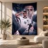 Decorative Tapestry,Jude Bellingham Printed Wall Art, Lightweight Wall Hanging For Bedroom Background