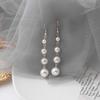 Dongdaemun New Internet Celebrity Pearl Long Fringed Earrings Ins Round Commuter Size Pearl Earrings