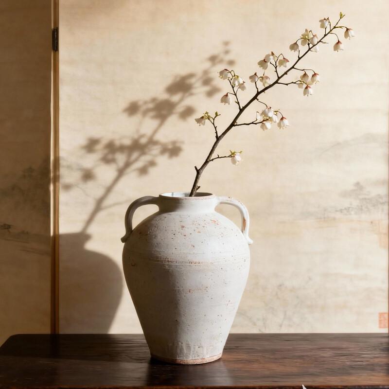 Shangqi Handmade Wabi-Sabi Ceramic Vase