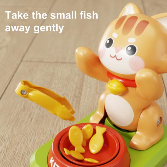 Funny Parent Toddler Board Games Interactive Cat Toy Game for Kids Hand-Eye Coordination Exercise Fun Prank Toy for Children