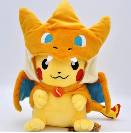 

10pcs LATEST Hot Pokemon Pikachu Cosplay Toy Charizard Snorlax Garchomp Tyranitar Hydreigon Anime Eevee Lapras Stuffed Plush Doll