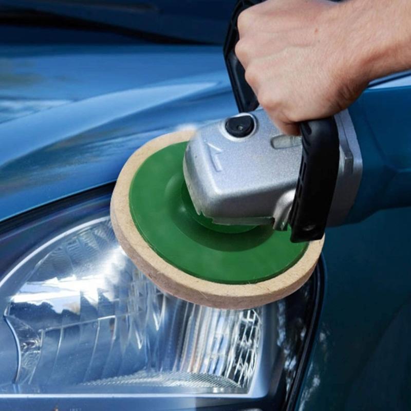 Multipurpose Wool Polishing Wheel Pad 100mm Grinder Abrasive Tool Easy to Use for Automotive Metalwork Stone Surfaces