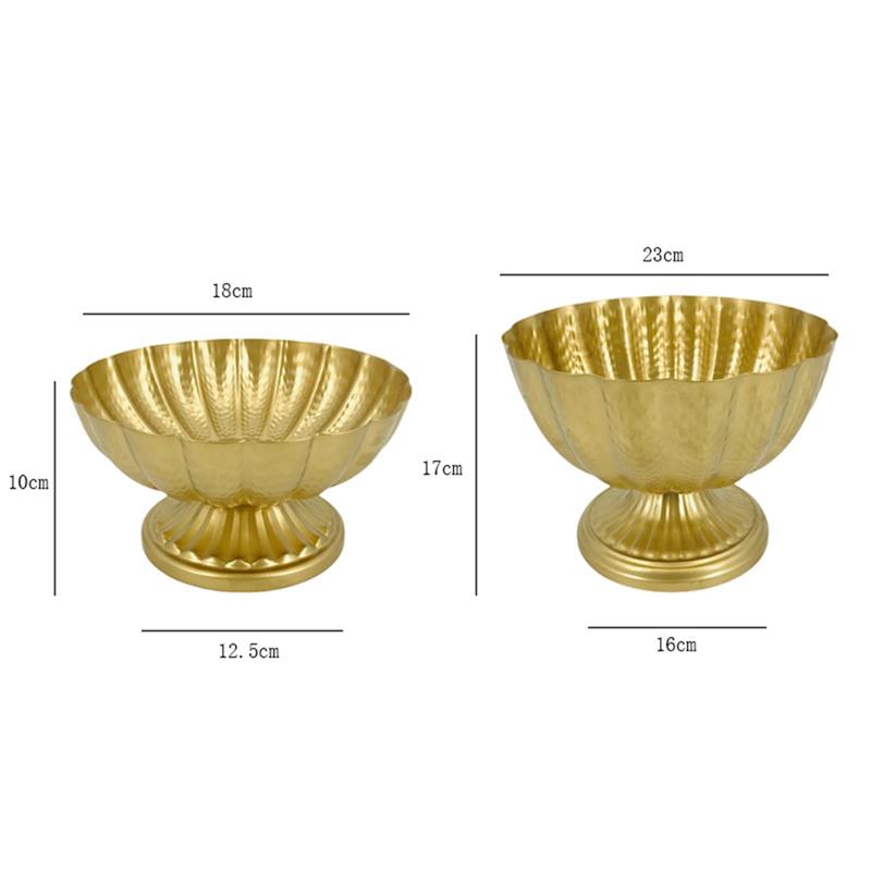 Vase Iron Basin Flower Planter For Cafe Indoor Office Living Room Home Planter Photography Props Traditional Plant Pot Small