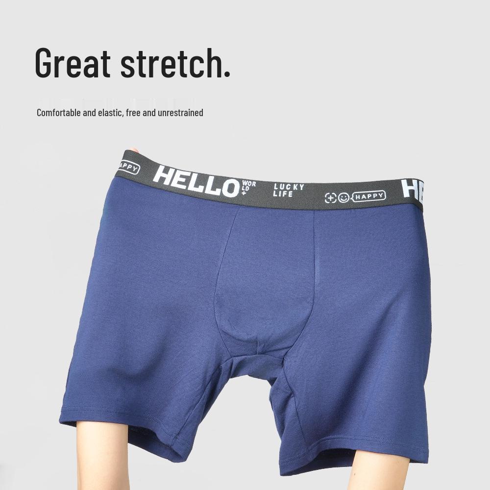 Euro-American Men's Fashionable Breathable Underwear: Comfort-Fit Soft Modal Briefs & Boxer Briefs