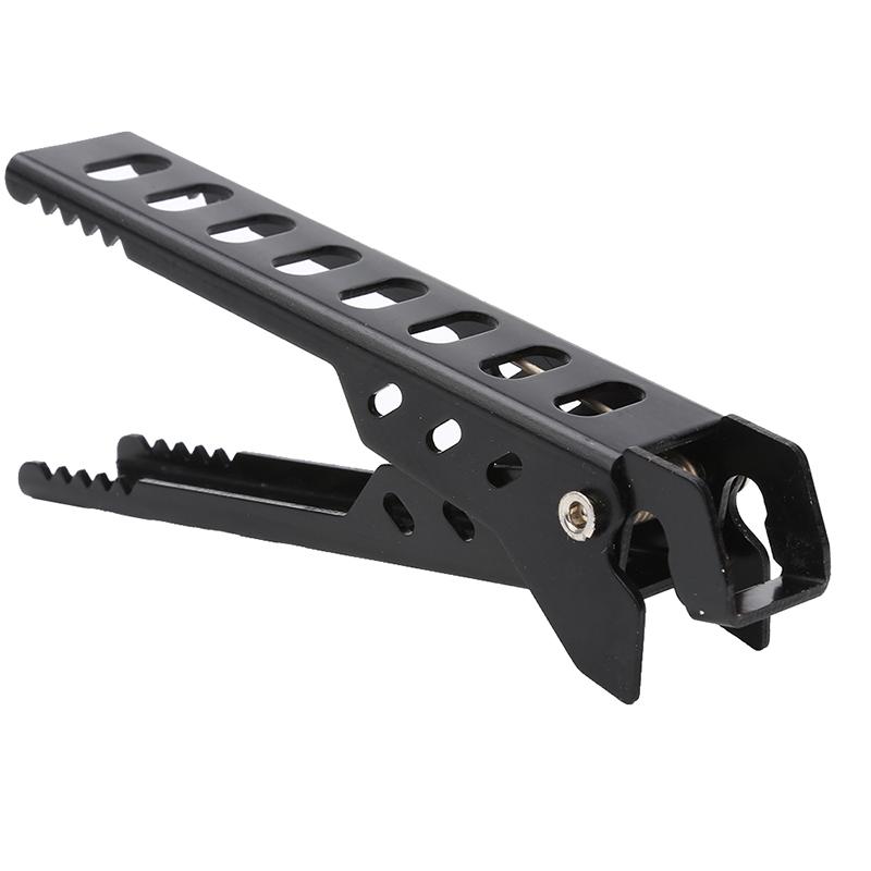 Anti Scald Pot Clip for Camping Cookware Outdoor Food Clamp Barbecue Tongs Aluminum Alloy Lightweight Heat Resistant Dish Gadget