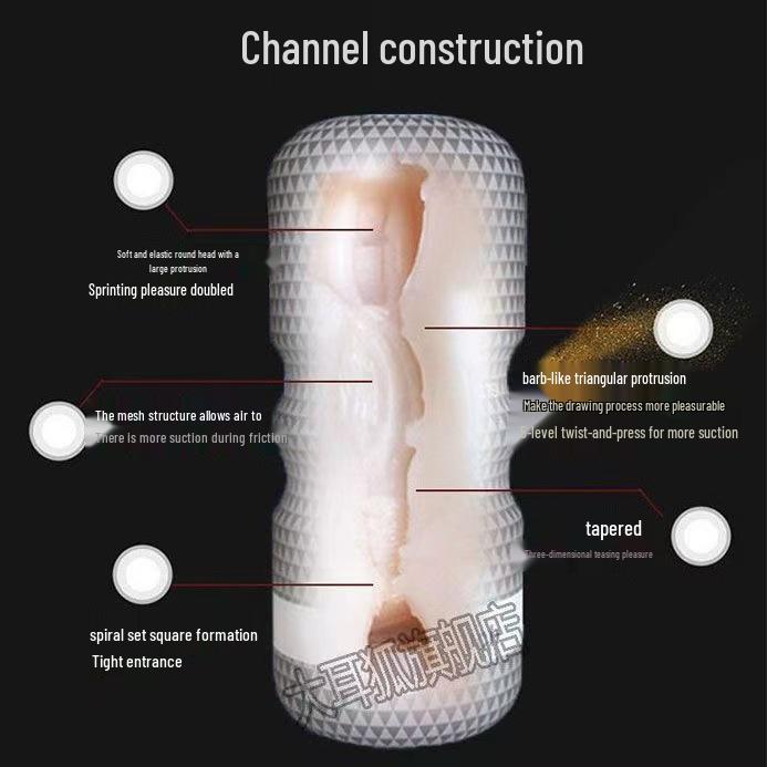 Hime Miel Snail Electric Airplane Cup: Men's Erotic Adult Toy