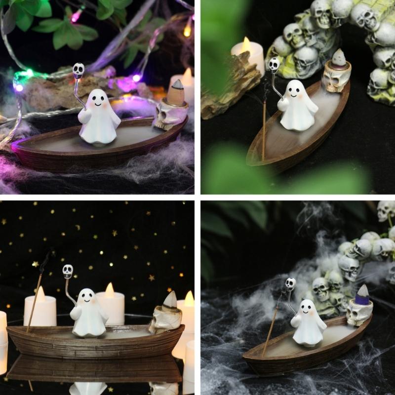 Haunted Ship Resin Statue Scented Decoration Handmade Art Piece For Living Room Bedroom