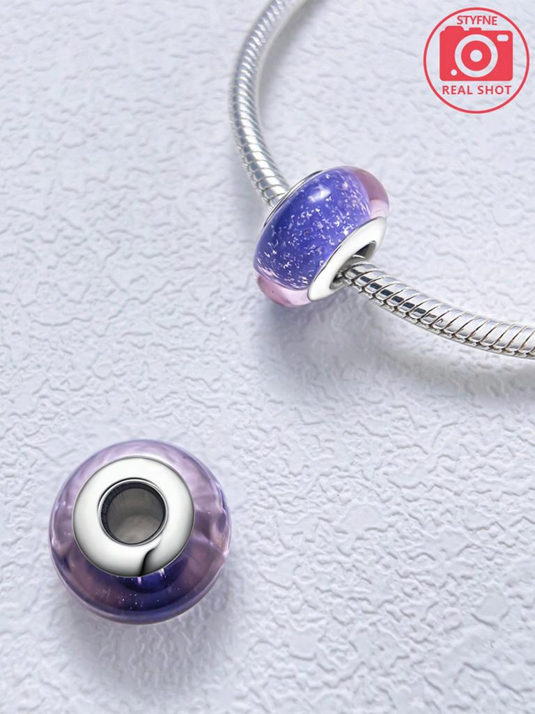 Charms Plata Colorful Starlight Points Beads Charm Copper Plated Fit Charms Original Bracelet For Jewelry Making Diy Charm