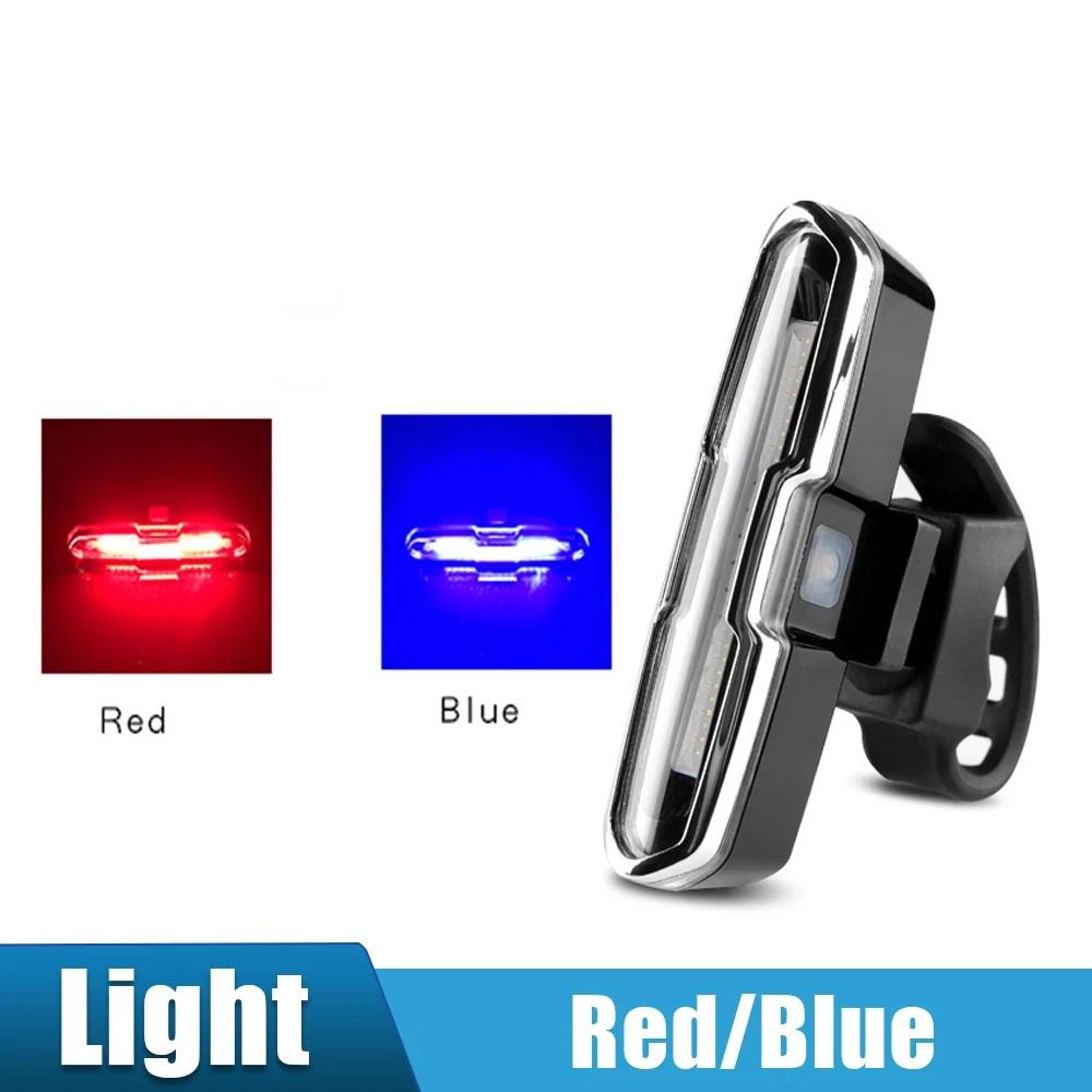 Ultra Bright Bike Light Taillight LED Rechargeable Safety Warning Bicycle Rear Light Night Riding Tail Light Cycling Accessories