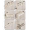 No-Drill Space Aluminum Bathroom Towel Rack Set