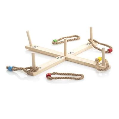 Atmosphera Pine Wood Ring Toss Game