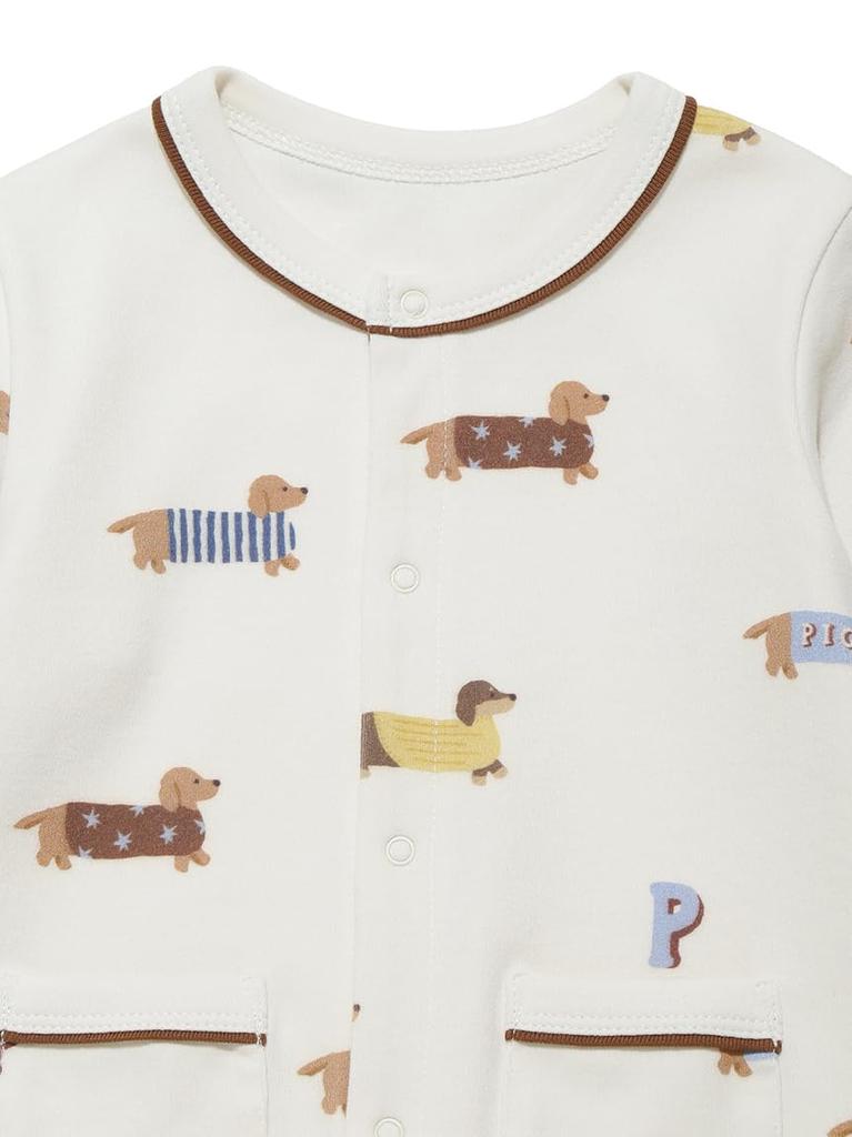 [BABY] Dachshund Print Romper PBCO255755CRM80
