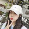 Youthful Letter White Embroidered Baseball Cap Timeless Cotton Design For Wear Everyday