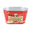 Beer Bucket with Side Handle Stylish Rust Prevention Oval Large Capacity Champagne Ice Bucket for