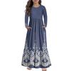Girls' Maxi Dress Casual Holiday Dresses - Long Sleeve Dress With Pockets For 4-14Y
