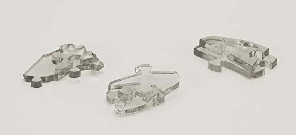 BEVERLY 56 Piece Crystal Puzzle Black Dragon