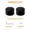 HCmotorku Motorcycle Axle Nut Cover Front Axle Cover Cap Nut Harley Sportster Head Bolt