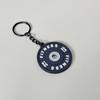 Fitness Keychain: Silicone Barbell Plate Pendant Gift