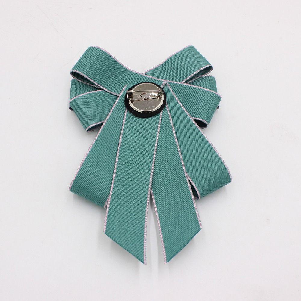 Crystal Bow Tie Rhinestone Ribbon Bow Brooch Fashion Neck Tie  For Men and Women