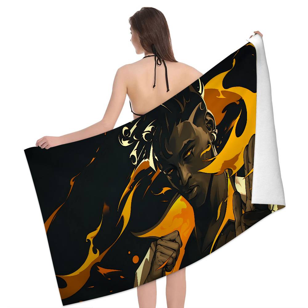 FPS Classic V-Valorants Microfiber Blanket Quick Drying Beach Towels Oversized Printing Super Absorbent Pool Towel Blanket