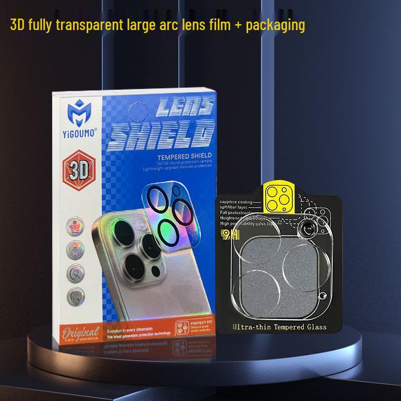 Transparent Lens Film for iPhone 16 & 14, 13 Glass Rear Camera Protector