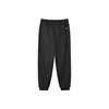 Skechers Warm Cuffed Versatile Loose Comfortable Knitted Sports Pants Men bottoms Carbon-Black L125M006-0018