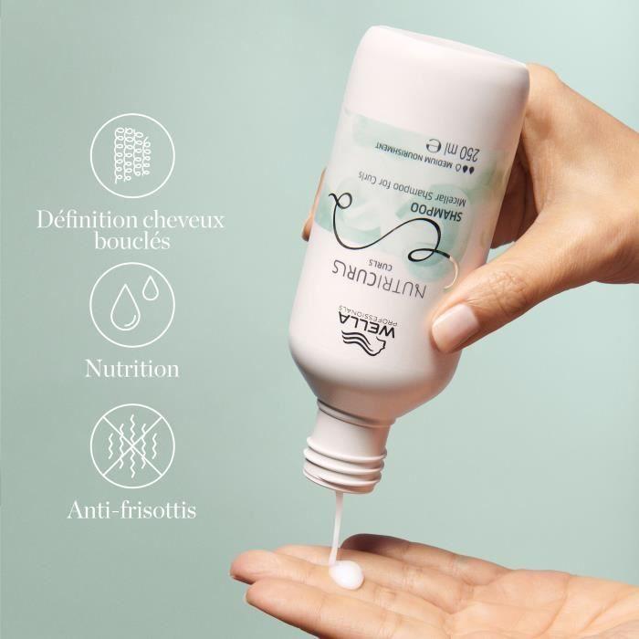 Wella Professionals Nutricurls Shampoing micellaire pour cheveux bouclés 1L