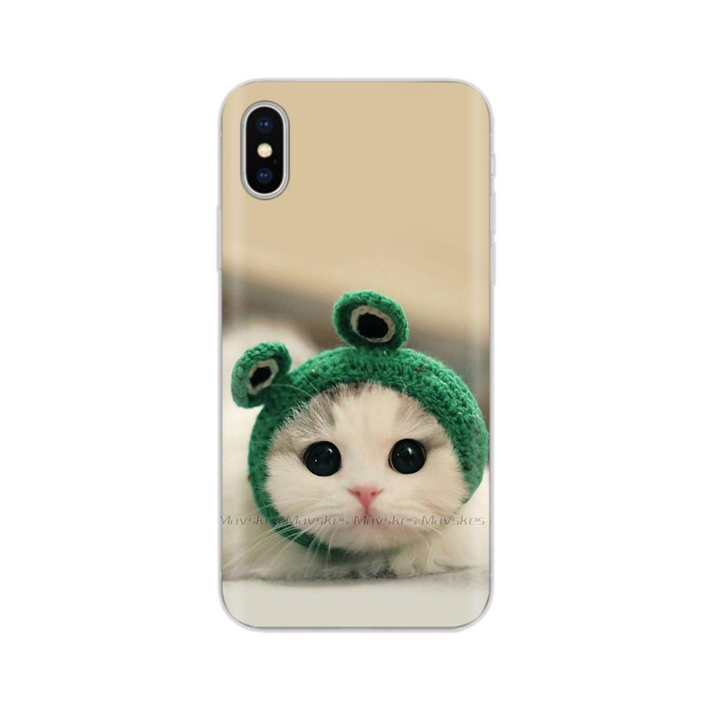 For iPhone X Case For iPhone Xs Case Fashion Soft Silicone Housing For iPhoneX Transparent Phone Back Covers Shell Flowers Coque