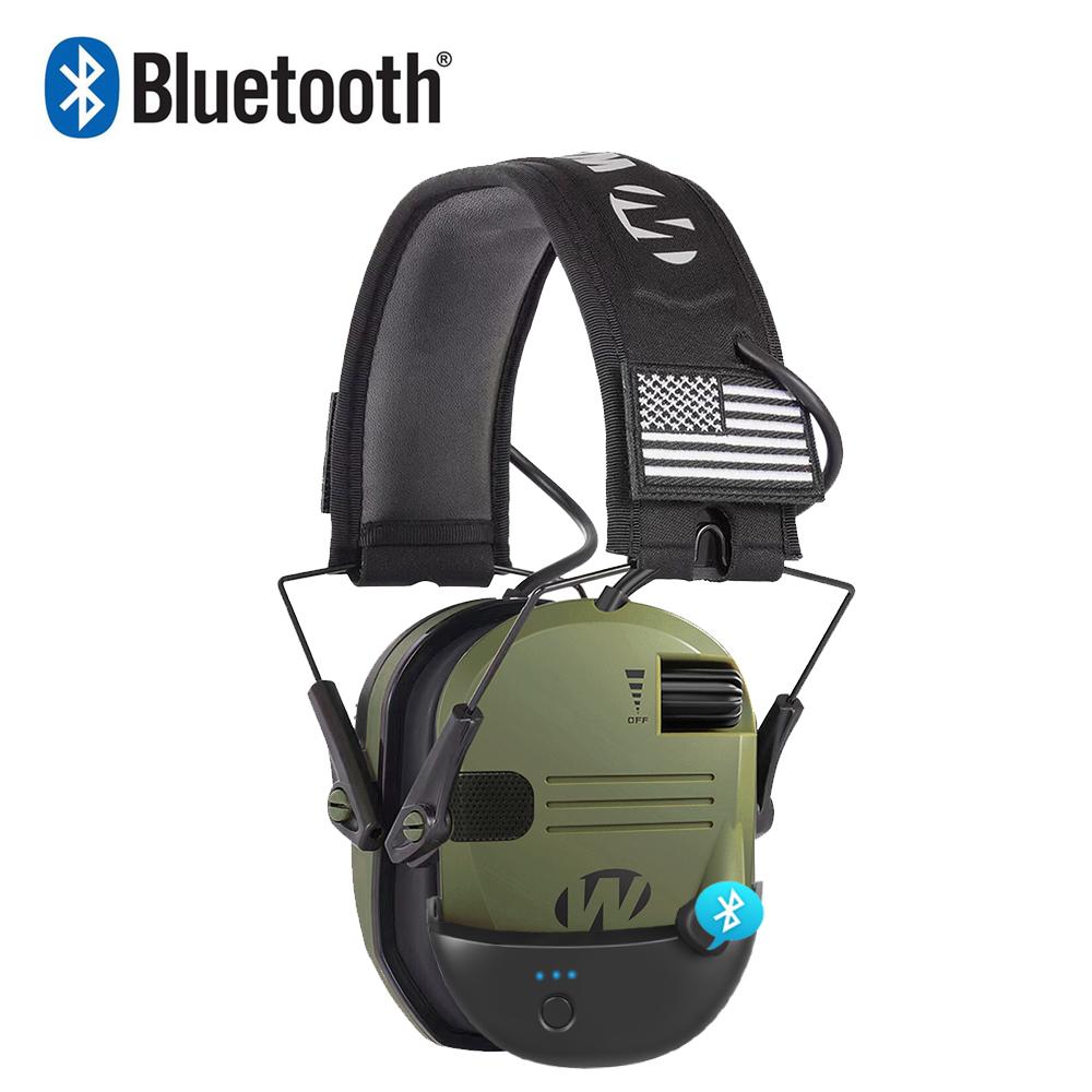 WK Bluetooth Tactical Electronic Anti-noise Shooting Headset Hunting Earmuffs Hands-Free Calling Hearing Protection Headset
