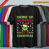 Grinch DRINK UP TShirt Funny Xmas Kids Unisexs Shirt Santa Gift Christmas Shirt