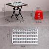 1 Set 1:12 Mini Mahjong Table & Chairs – Dollhouse Furniture Kit for Home Decor & Play